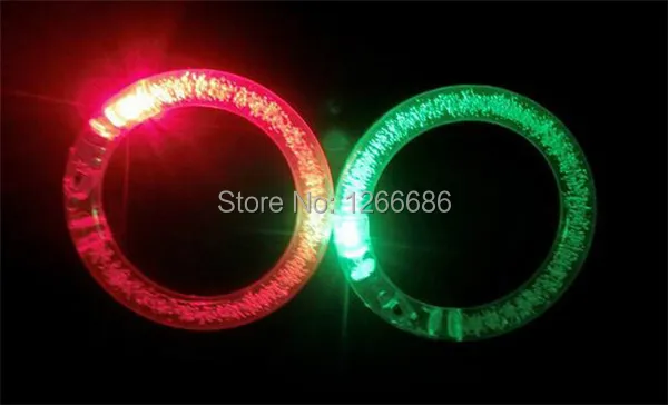 1200pcs/lot flash light bracelets LED Flash Blinking neon decoration Color Changing Bracelet |