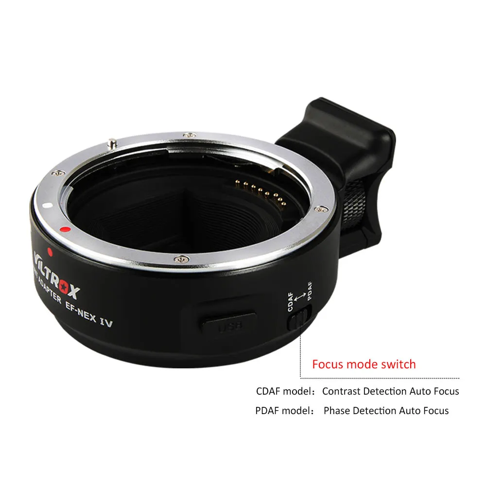 Viltrox EF-NEX IV адаптер для объектива с автофокусом Canon EOS EF EF-S объектив Sony E NEX Full Frame A7 A7R