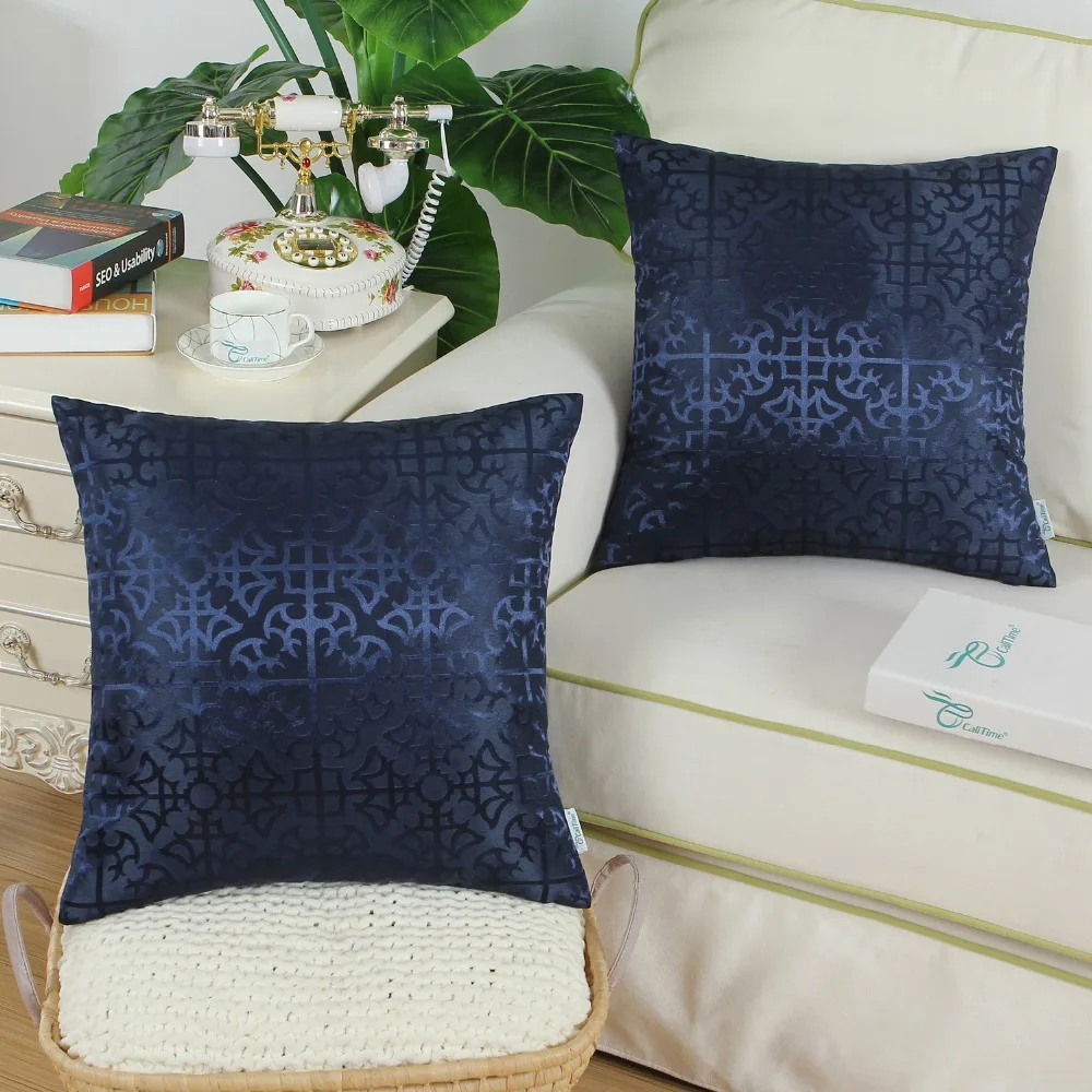 2 шт. CaliTime наволочки для дивана домашний декор винтажный крест цветы