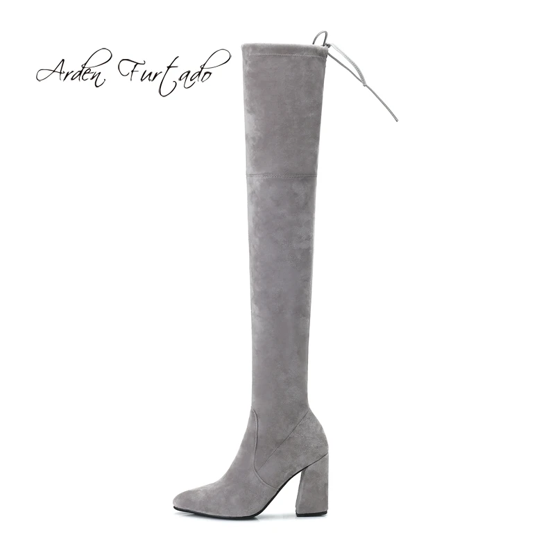 Арден фуртадо 2018 Осенняя мода без шнуровки на не сужающемся книзу массивном