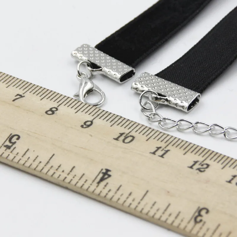 Новый Простой Панк Пряжка Chocker Бархат Ожерелья Круглой Трубе любовь Готический