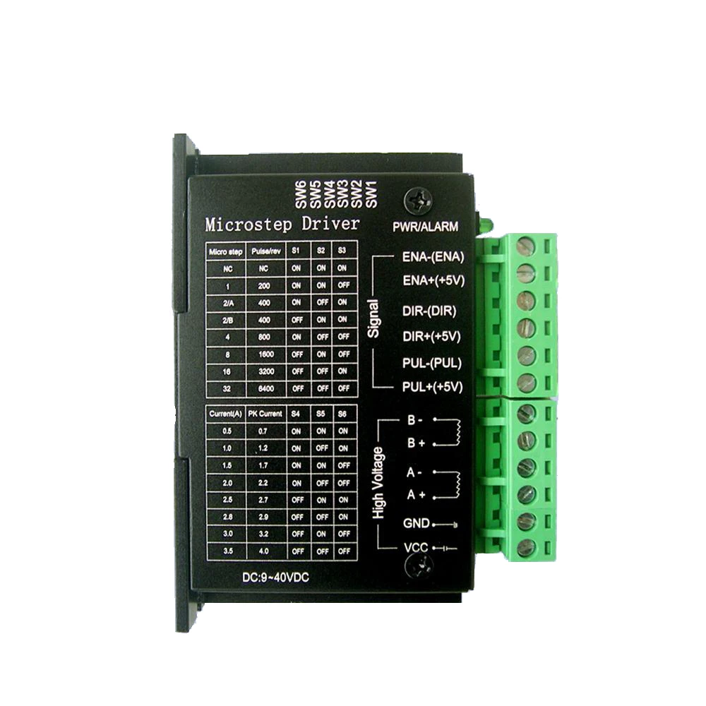 

3pcs Updated version of TB6600 StepperMotor Driver 4A 9~42V TTL 16 Micro-Step CNC 1 Axis NEW 2or4 Phase of StepperMoto 42,57,86
