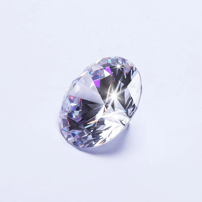 Оптовая продажа ювелирных изделий AAA класс CZ Белый фианит Круглый Циркон 2 5 мм