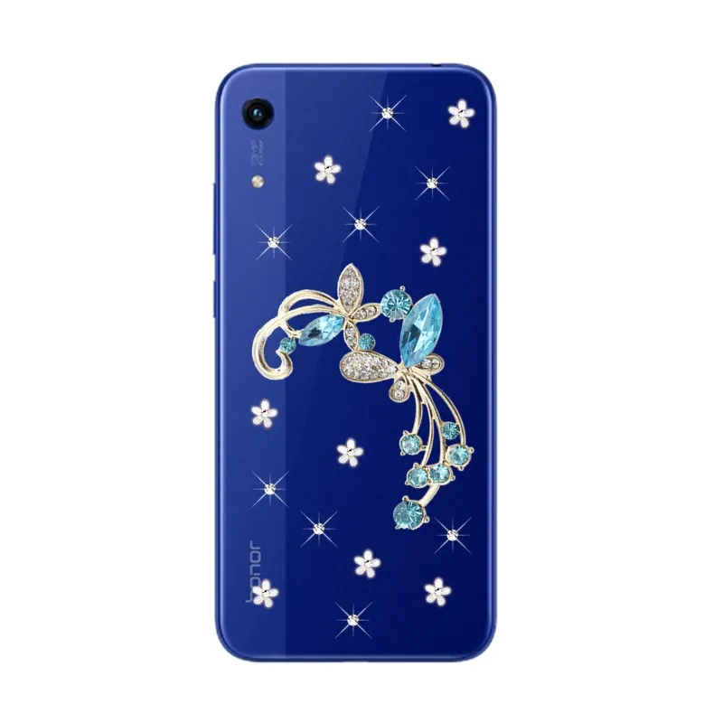 Чехол из прозрачного силикона для Huawei Honor 8A 7A 8X 8C чехол Play телефона с кристальными