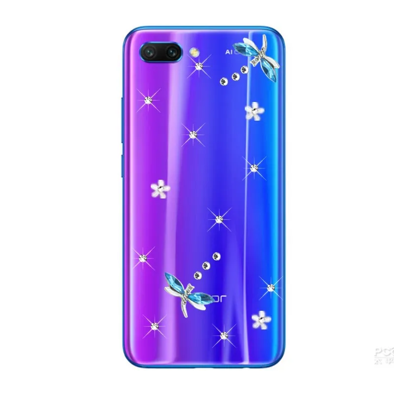 Чехол для телефона Honor 10 9 9X 8S 8A 8C 8X Bling Diamond Huawei P20 P30 Pro P Smart Y9 Y5 Y6 pro 2019 Y7 Prime Mate 20 lite |