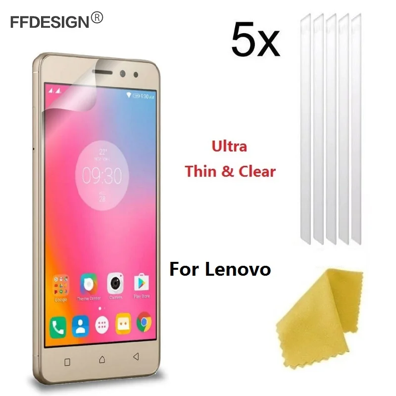 5 шт. защитная пленка для Lenovo K6 Note K3 K5 Plus Vibe Shot Z90 A7010 X2 X3 P2 | Мобильные телефоны и