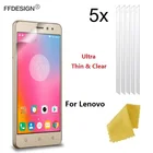 5 шт., защитная пленка для Lenovo K6 Note K3 K5 Plus Note Vibe Shot Z90 A7010 X2 X3 P2