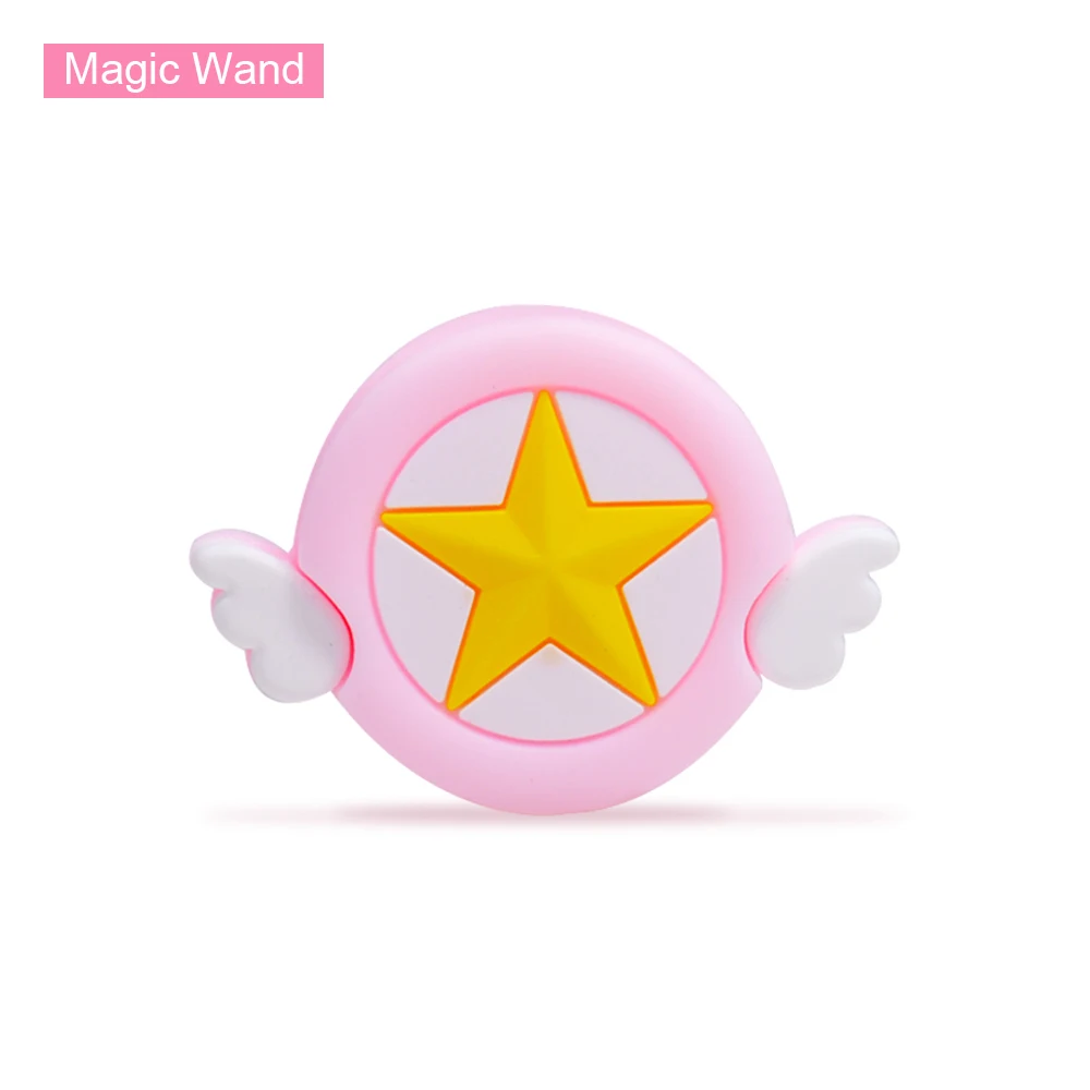 Magic Wand CHIPAL ЦУМ милый укус животное кабель протектор для iPhone USB органайзер для кабеля данных Chompers мультфильм укусов провода держатель телефона с устройством для сматывания - Цвет: Magic Wand