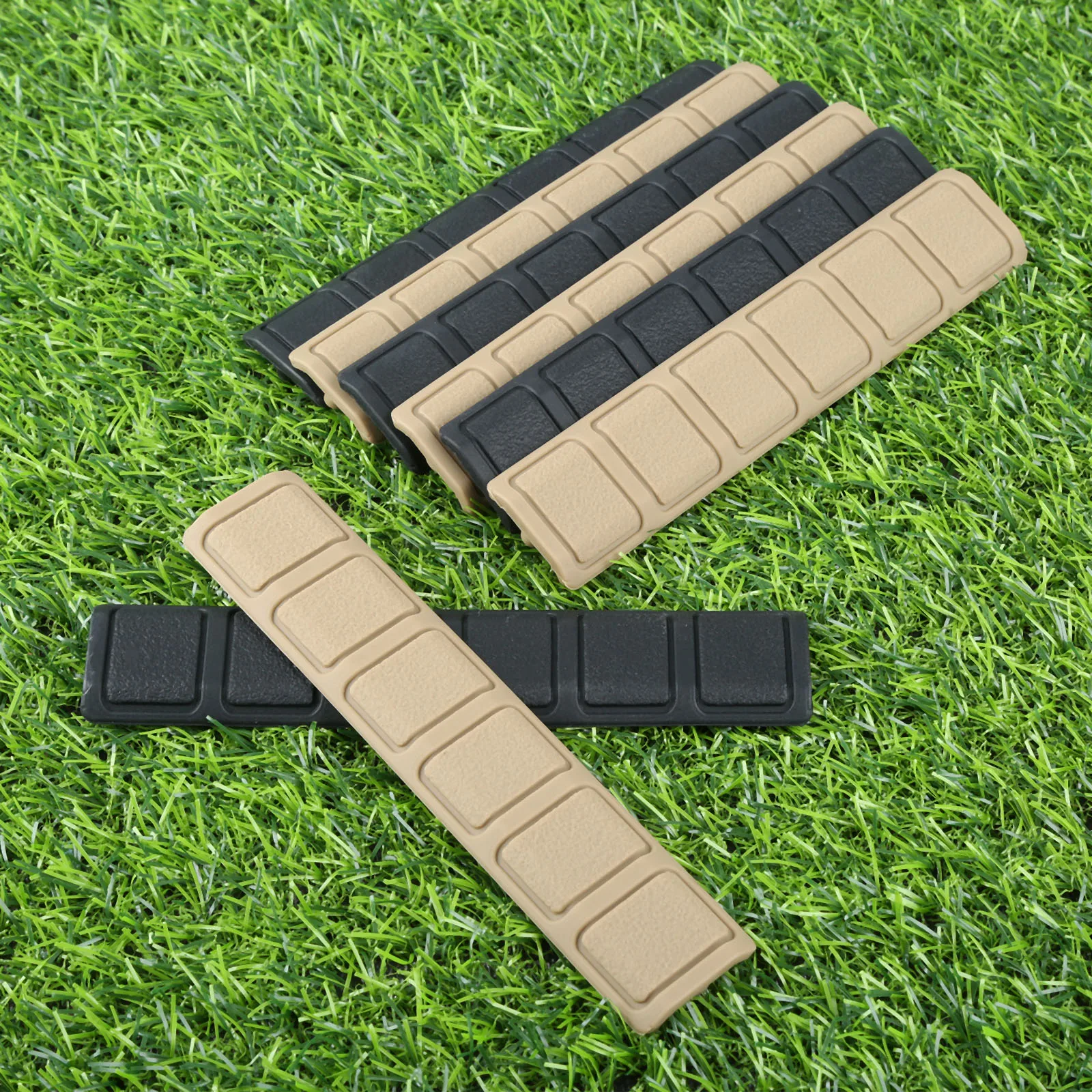 Тактические мягкие резиновые накладки на рельсы Keymod 4 шт. защитная накладка типа B