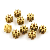 81a 0 3m brass gear 8 teeth aircraft parts toy model spindle pinion shaft hole 0 98mm tight for 1mm 10pcslot