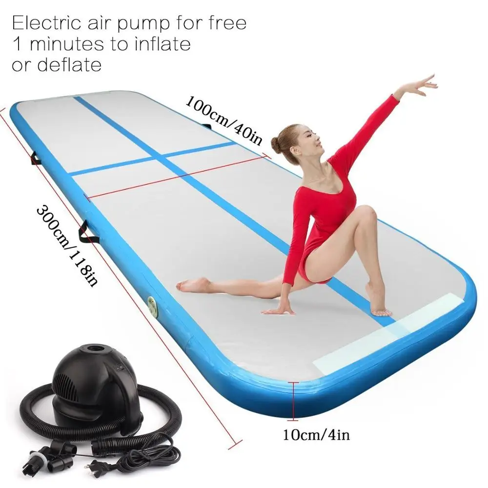 

Free Shipping 3m 4m 5m Inflatable Cheap Gymnastics Mattress Gym Tumble Airtrack Floor Yoga Training Tumbling Air Track For Sale