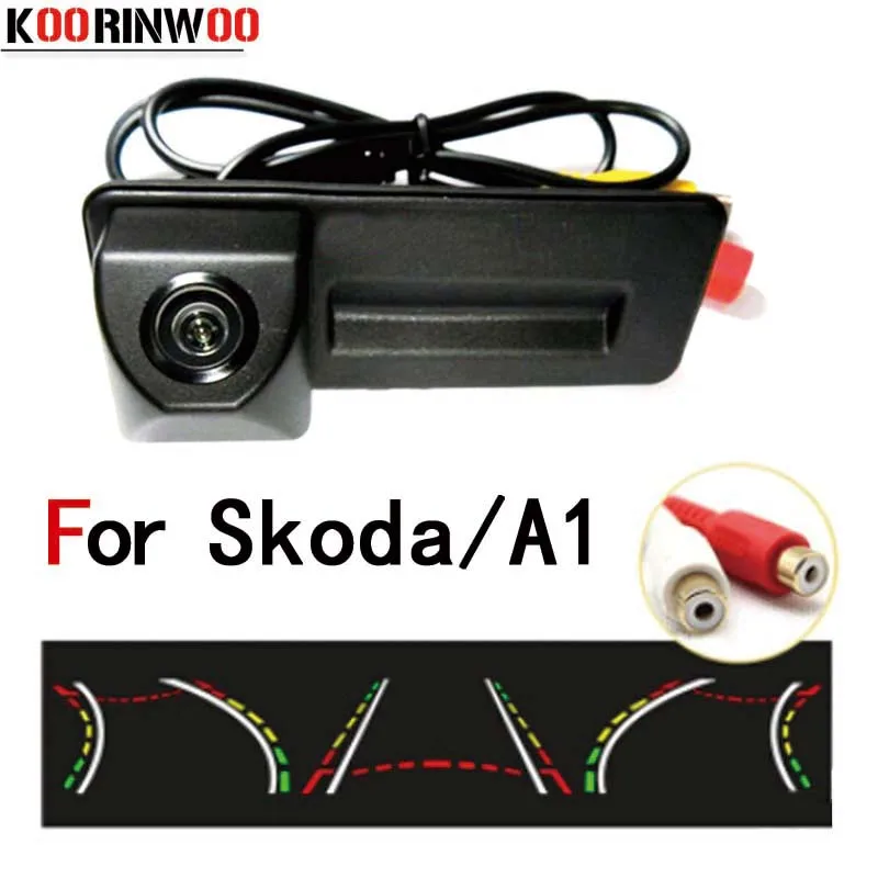 

Камера заднего вида Koorinwoo CCD HD, камера заднего вида с функцией ночного видения для Audi/Skoda A1 Octavia