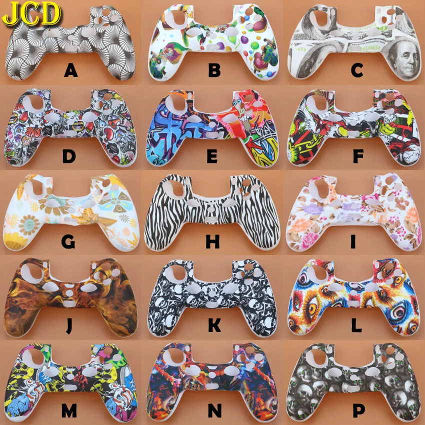 JCD 1 шт. цветной Противоскользящий силиконовый резиновый чехол для PS4 Dualshock 4 Pro Slim
