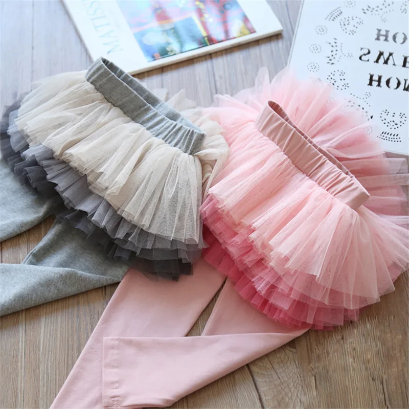 2018 осенний сезон для девочек юбка-пачка Мини-юбки бальное платье Повседневная