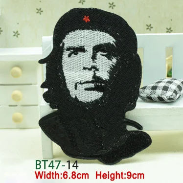 Заплатки для одежды с красным язычком Панк Che Guevara вышитые аппликации аксессуары