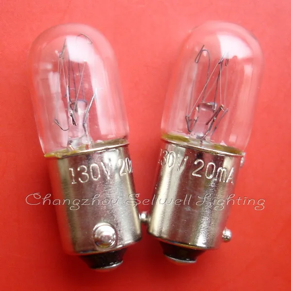 Миниатюрная лампа 130 в 20 мА ba9s t10x28 A116 новинка 10 шт.|lamp lamp|lamp ba9slampe miniature |
