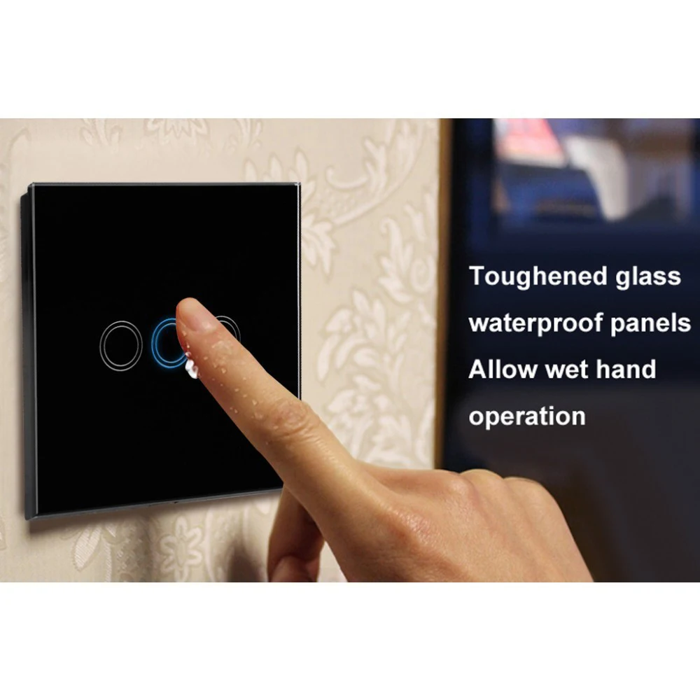 Универсальный сенсорный настенный переключатель передатчик приемник 433 МГц rf