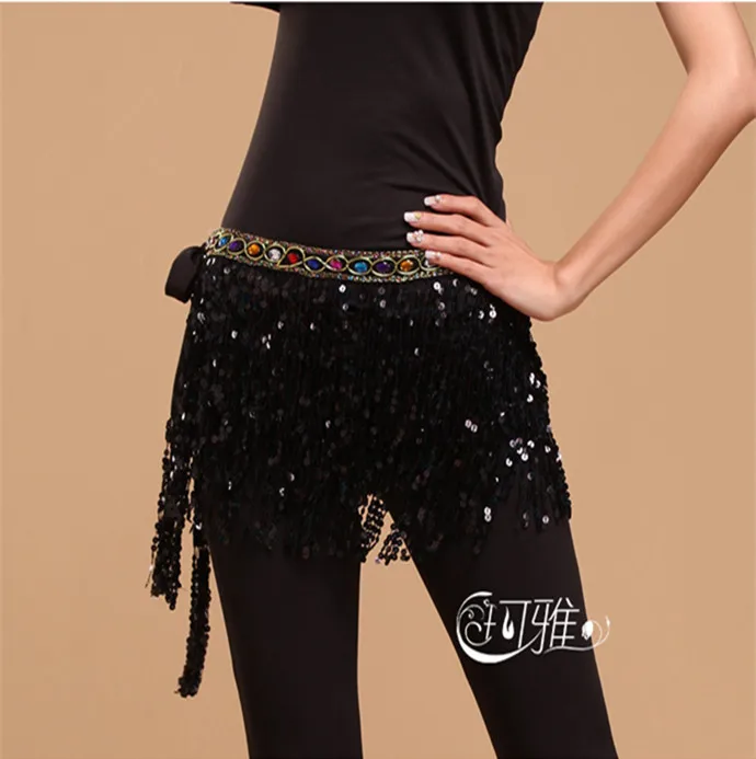 Новый Хип-шарф для танца живота аксессуары индийский пояс с блестками и