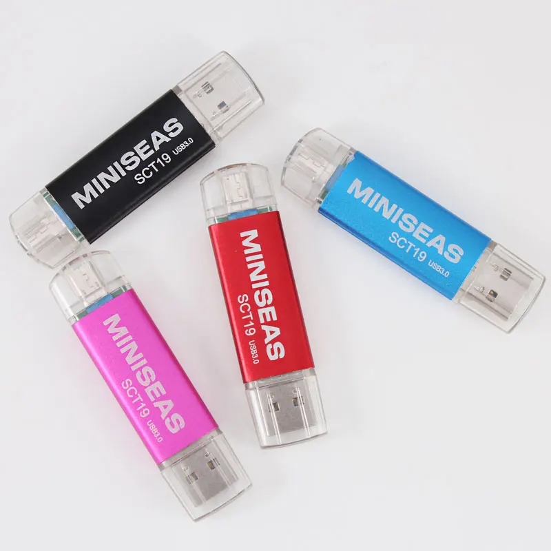 Miniseas OTG USB 3 0 флэш накопитель для Android системы 8 ГБ 16 32 64 Гб 128 внешний 2 в 1 флешка|USB