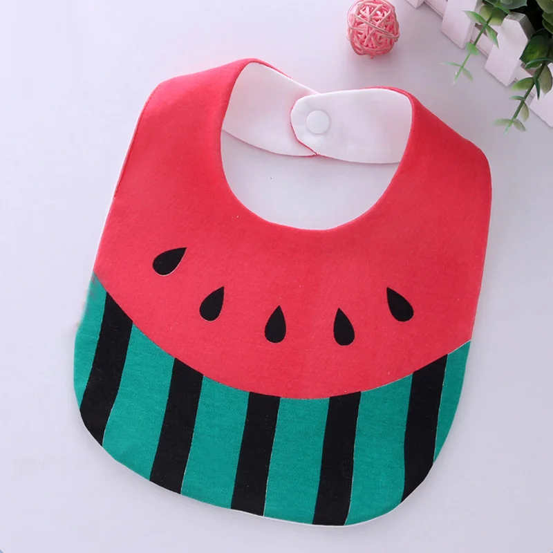 4 PCS Fruit Waterproof Newborn Baby Bibs Cotton Bandana Burp Cloth Cartoon Saliva Towel Boys Girls Accessories | Детская одежда и
