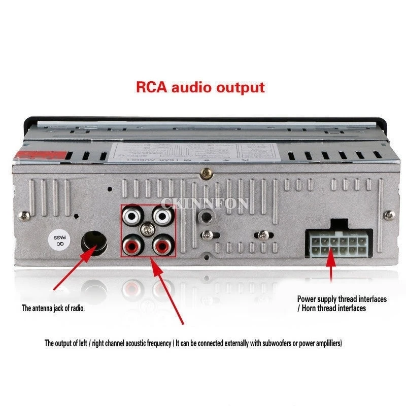 5 шт./лот LCD автомобильный комплект Bluetooth CD MP3 плеер USB AUX стерео FM радио в тире