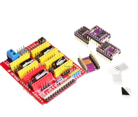 V3.0 гравер CNC щит+ A4988 DRV8825 шаговый двигатель драйверы для UNO R3 для Arduino