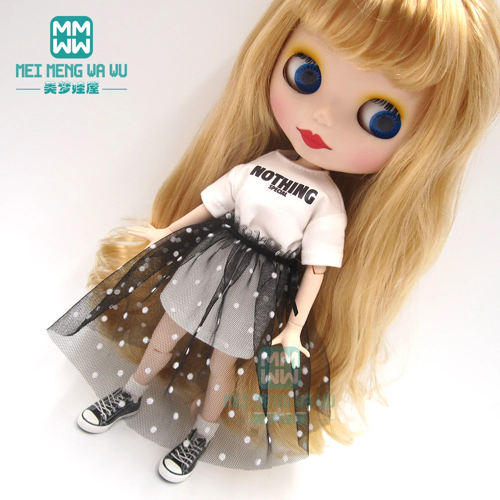 1 шт. Blyth Кукла одежда мода письмо толстовка для Blyth Azone1/6 кукла аксессуары
