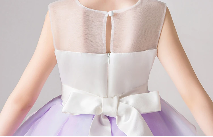 Одежда с единорогом для девочек элегантные свадебные платья белое торжественное