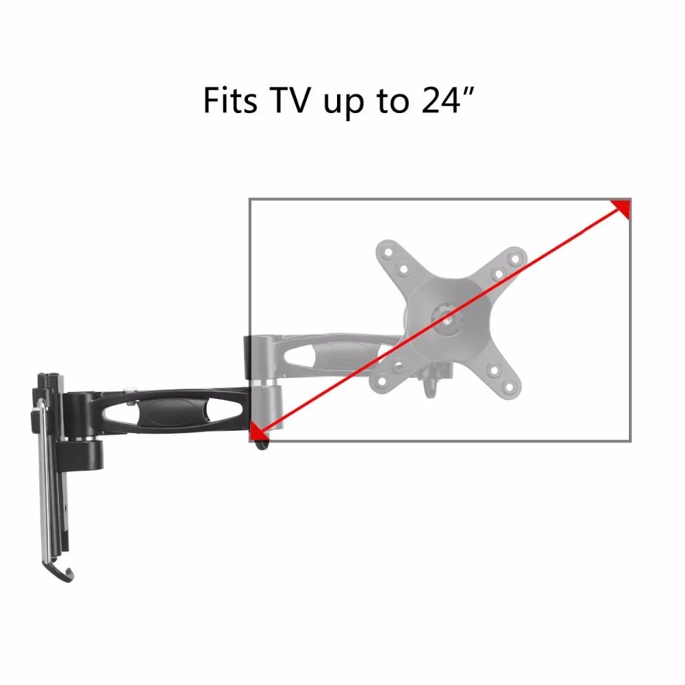 Suptek запираемый RV tv настенное крепление для большинства 13-24 ''светодиодный/ЖК/O светодиодный и плоский экран tv s MA2790-2