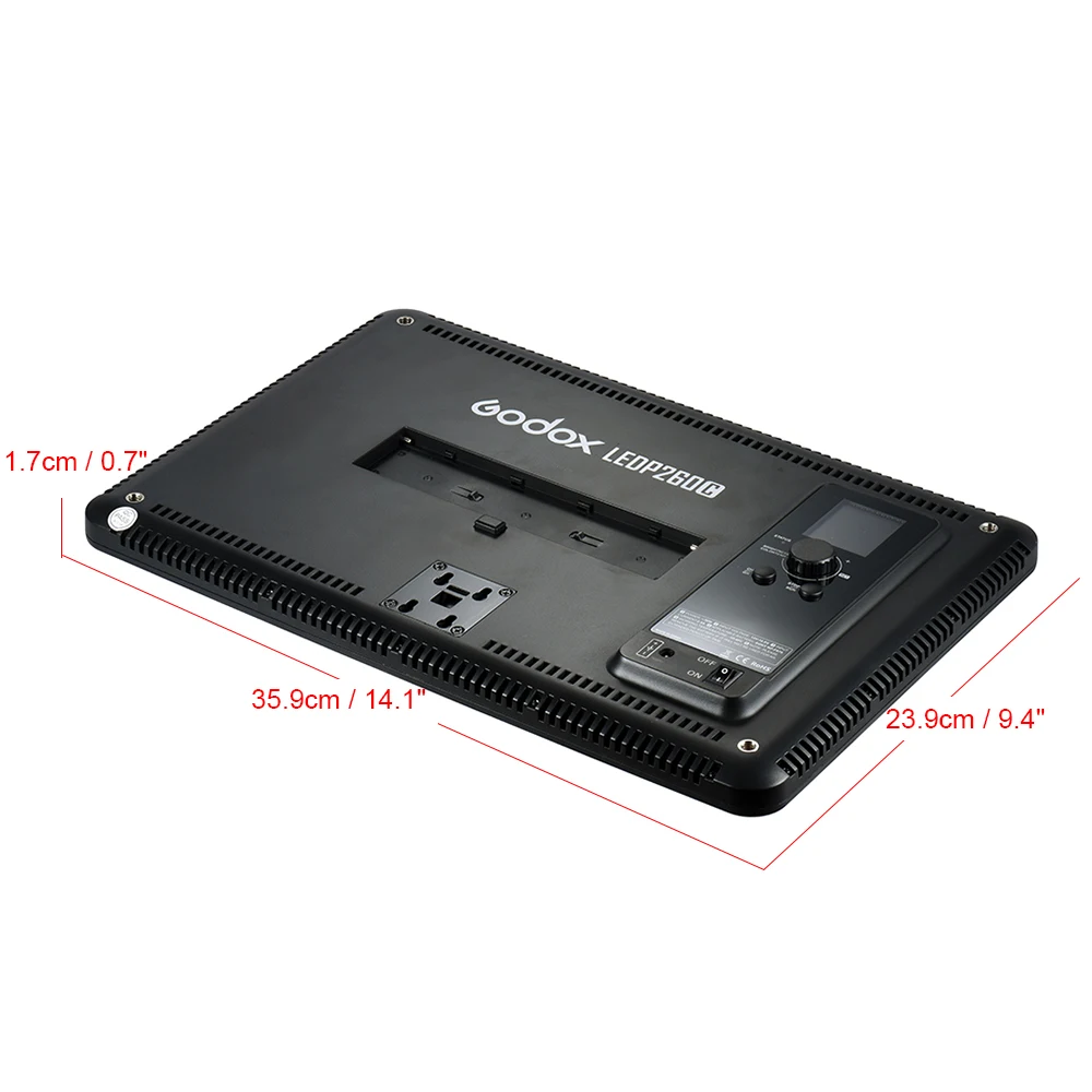 Ультратонкая светодиодная панельная лампа GODOX LEDP260C 30 Вт + набор аккумуляторов для