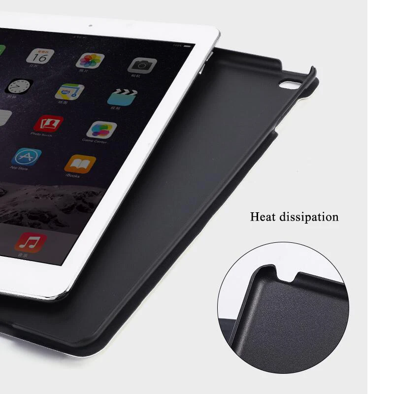 Для iPad Air 2 1 чехол тонкий смарт PU кожа рукав для 5 6 милый мультфильм ПК назад air
