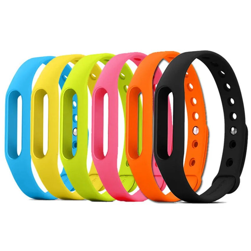Replace Band Strap For Xiaomi Mi Band 1 1S Smart Band Anti Lost 2PS Silicon Strap For Miband 1 1S Replace Xiomi band 1 1s