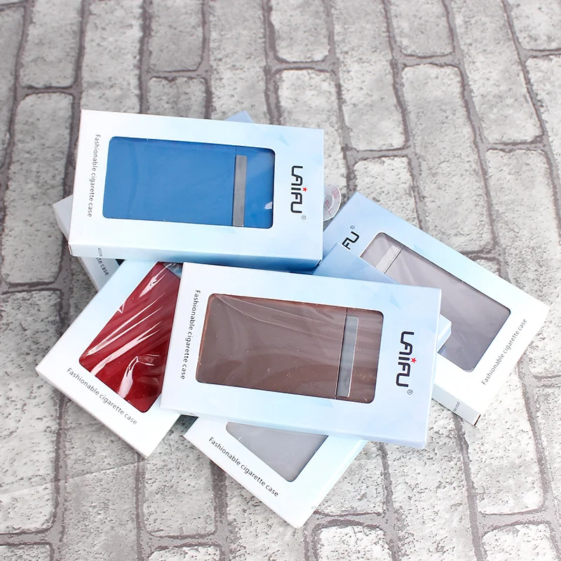 Женский Магнитный Флип футляр для сигарет из алюминиевого сплава портсигар