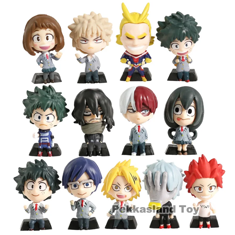 Мой герой Академии Izuku Midoriya Todoroki шото Asui цую каминари Denki киришима эйджиро мини
