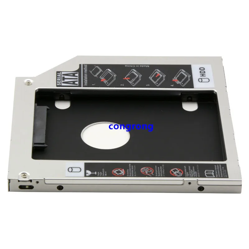 Жесткий диск 12 7 мм 2nd HD HDD SSD Caddy для Lenovo IdeaPad B550 B560 B570 B575 B580 B590 Z560 Z565|Боксы дисководов|