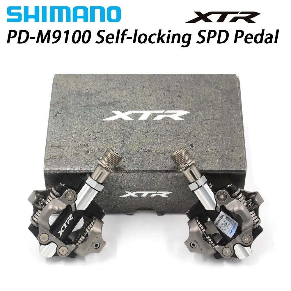 Shimano XTR XC PD M9100 контактные педали SPD горные велосипеды самоблокирующиеся педали и бутсы коробка с SH51