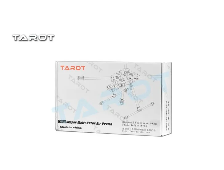 Четырехосевой воздушный автомобиль Tarot-RC XS690 TL69A01 для тестовых зон с высокой портативностью/мобильными требованиями к производительности