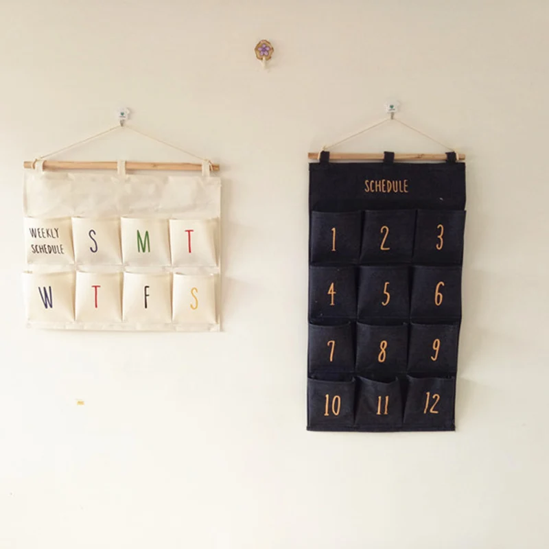 8/12 карманы месяц сумка для хранения настенные Висячие Сумки разное органайзер