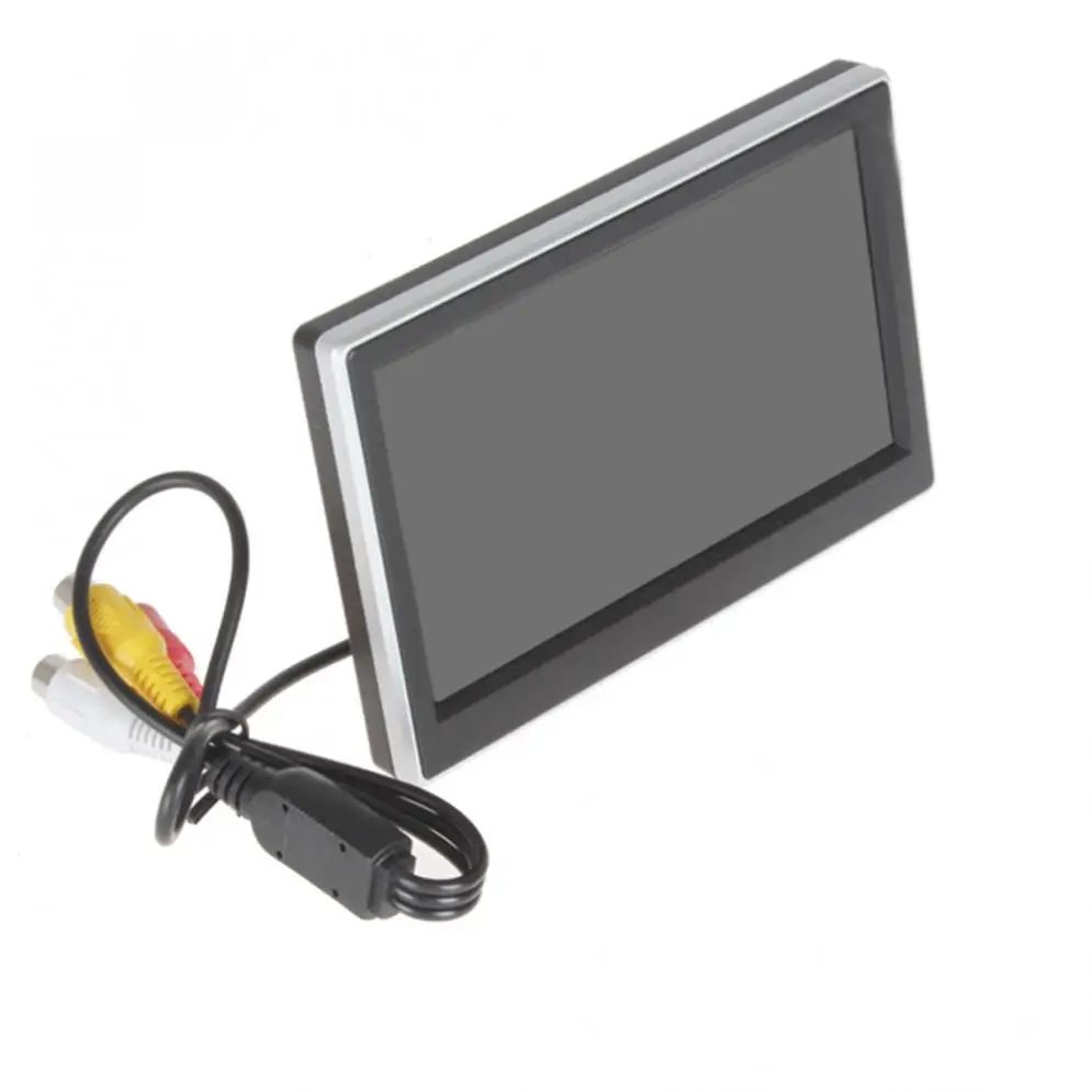 5 дюймов 480x272 разрешение пикселей TFT LCD цветной монитор заднего вида автомобиля + 420