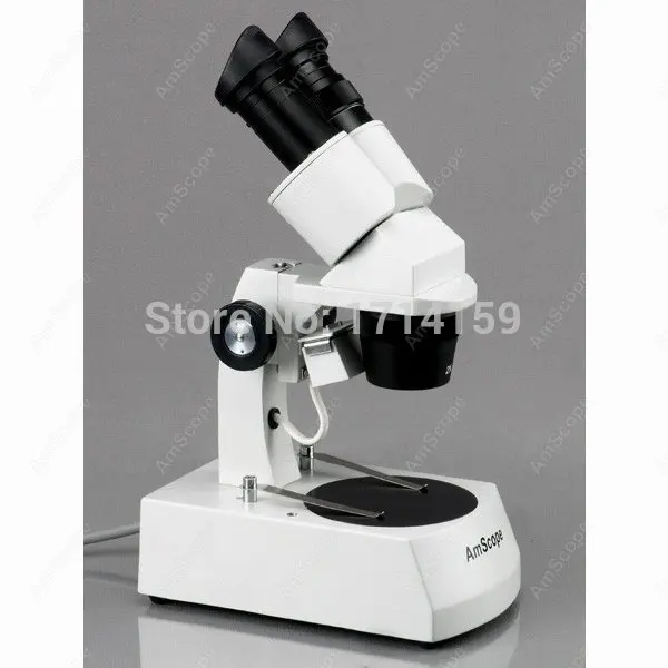 Student School Microscope-AmScope Supplies 20X-40X-80X Stereo Dissecting Microscope with 1.3MP USB Camera SE306-AZ-E1 | Инструменты
