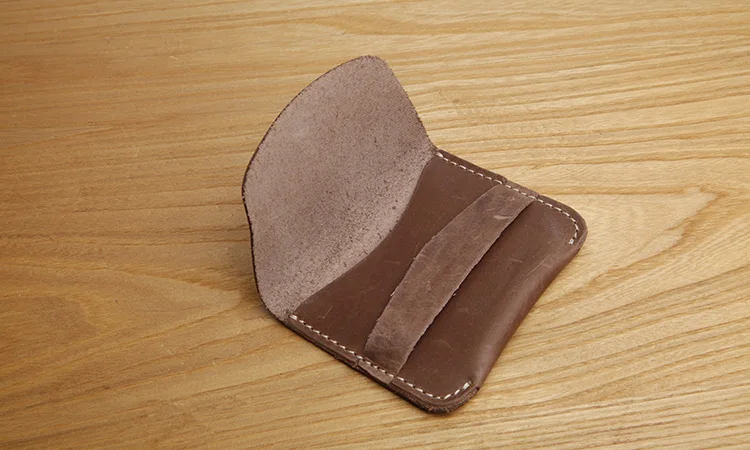 Мужской кожаный кошелек ручной работы LANSPACE держатель для карт брендовые