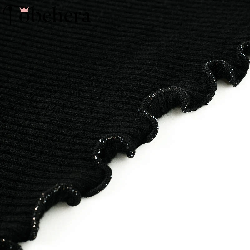 Женский трикотажный свитер Glamaker серый с волнистым люрексом и рукавом летучая