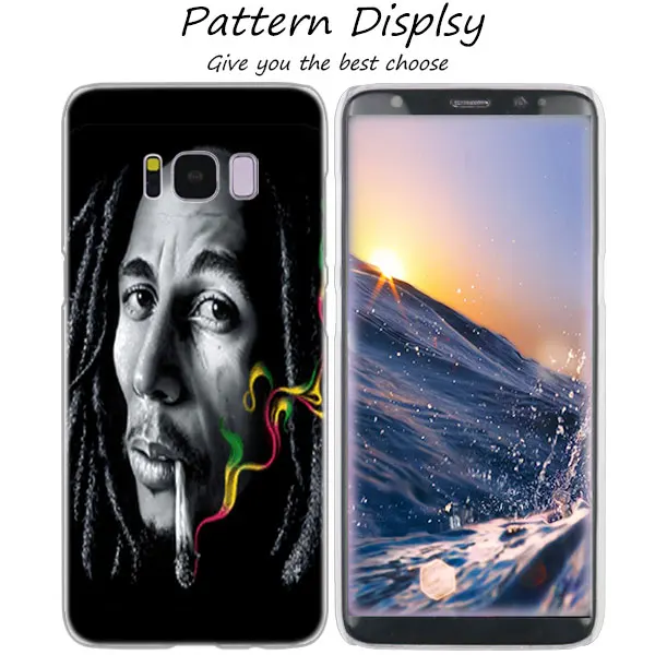 015 MLLSE рэгги Боб Марли модный прозрачный чехол для samsung Galaxy S10 Lite S9 S8 плюс S7 S6 край S5 S4 мини Лидер продаж - Цвет: 015