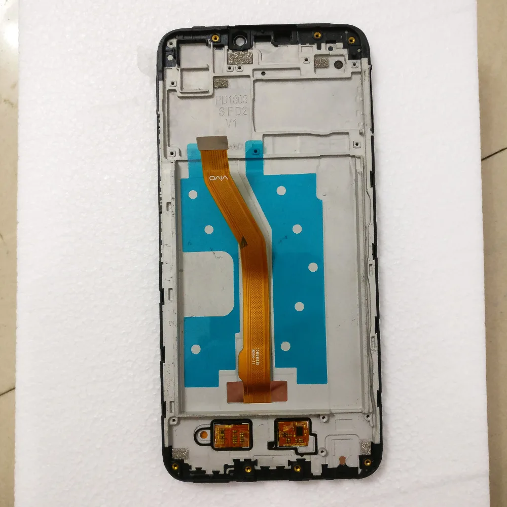 Черный 6,2 дюймов для BBK Vivo Y81 Y81S Y81i Полный ЖК-дисплей+ кодирующий преобразователь сенсорного экрана в сборе запасные части с рамкой