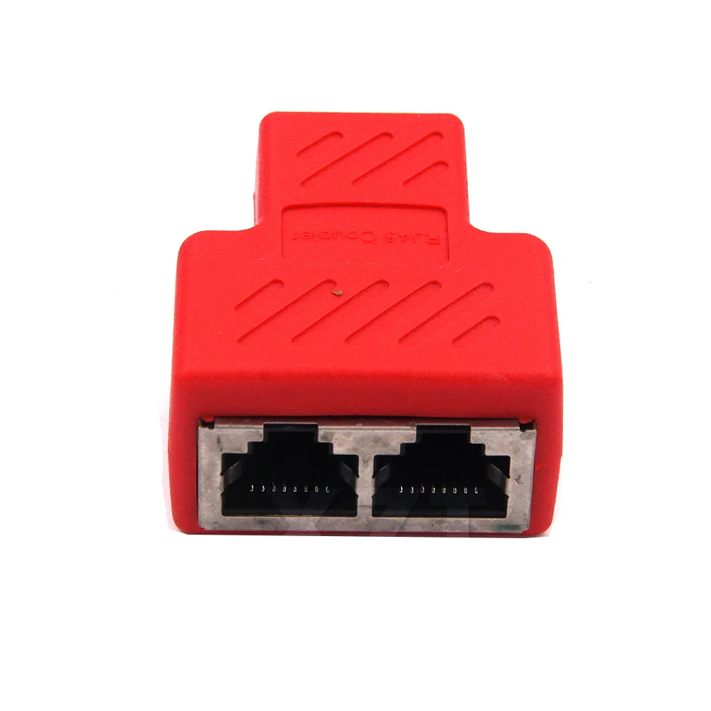Красочный медный сердечник 1 к 2 RJ45 соединитель сетевой кабельный сплиттер