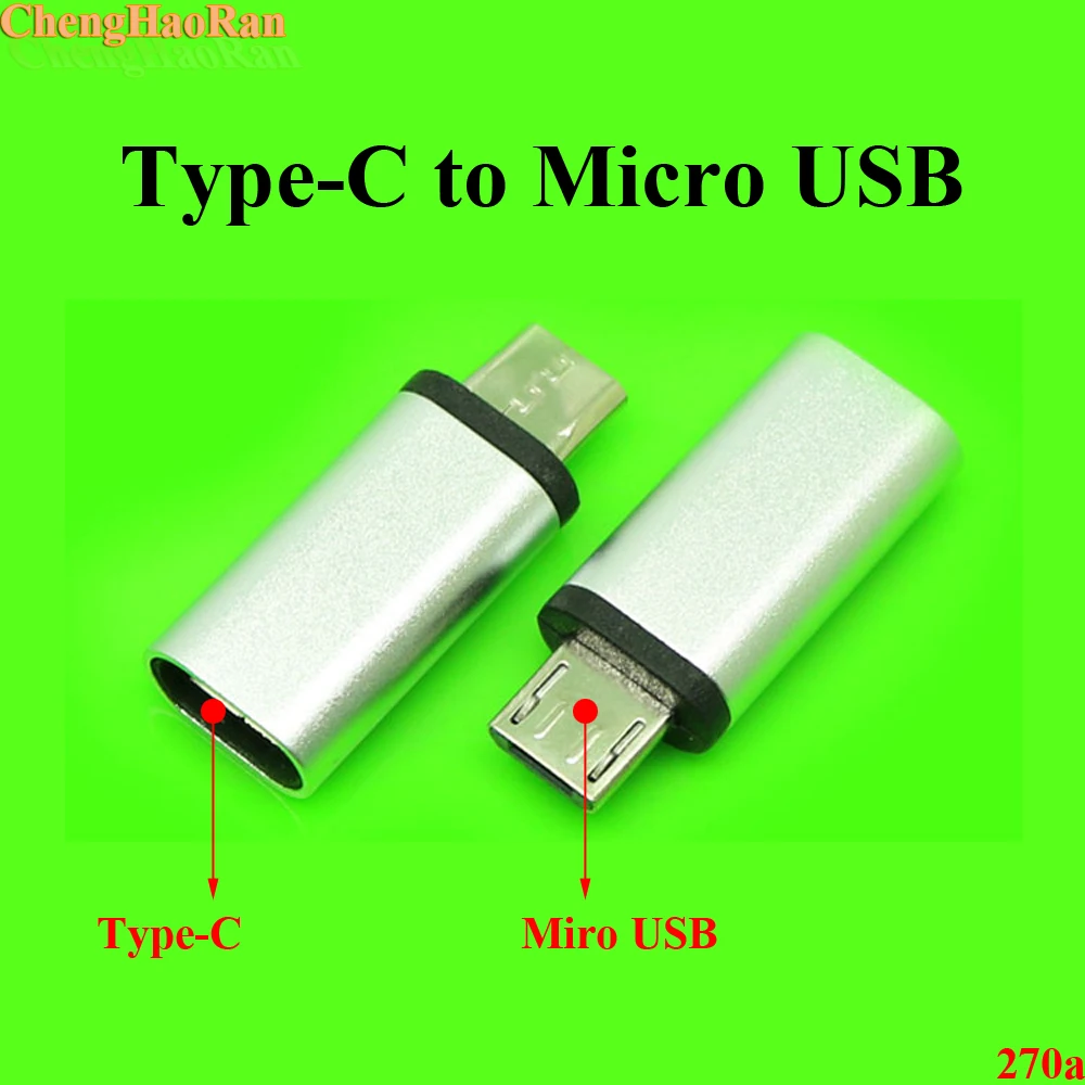 Лучшая цена 500 шт через DHL EMS 2018 Type-C гнездовой разъем к Micro USB 2 0 Мужской 3 1 конвертер