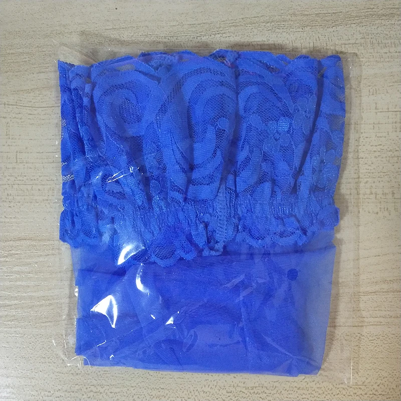 Royal Blue 10 цветов, сексуальные женские цветные высокие чулки, кружевной верх, эластичные, противоскользящие, до бедра, для ночного клуба, Medias De Mujer, чулки, женские, эротические - Цвет: Royal Blue