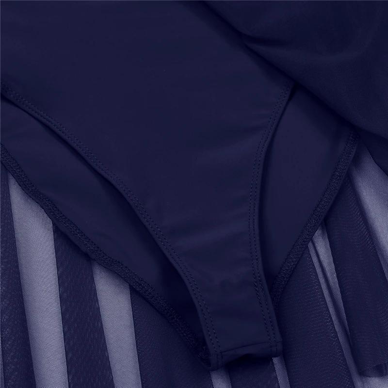 Женская ассиметричная балетная пачка танцевальная одежда Женский сетчатый кроп