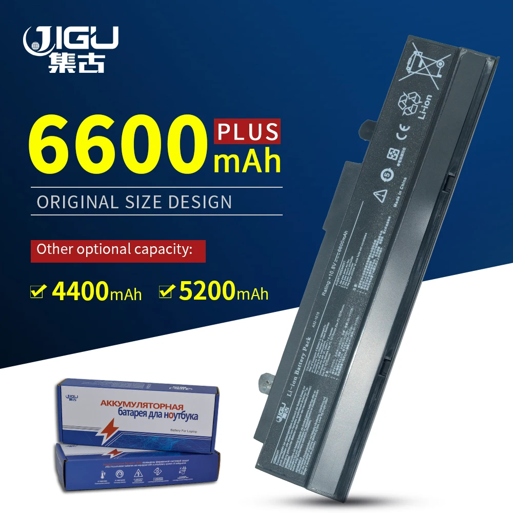 JIGU черный Аккумулятор для ноутбука Asus Eee PC 1011 1015P 1015PE R011 1015 1016P R051 1016 A31-1015 A32-1015 1215T |