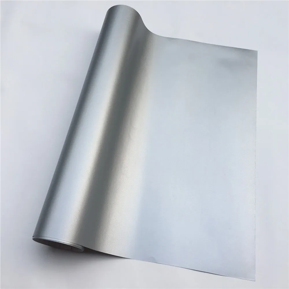 Серебряная кожа узор Виниловая пленка обертывание автомобиля для стикер DIY